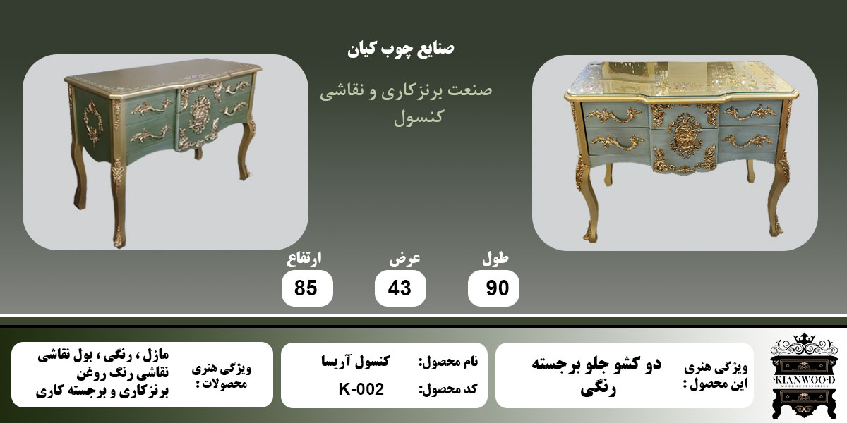 کنسول آریسا اطلاعات