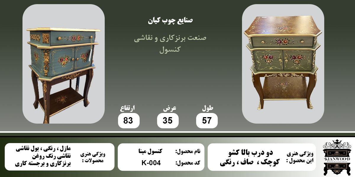 کنسول مینا کوچک رنگی اطلاعات