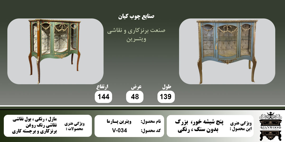 ویترین پارما رنگی اطلاعات