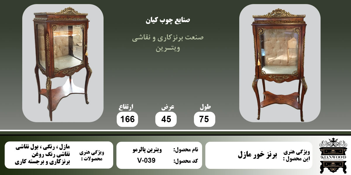 ویترین پالرمو مازل اطلاعات