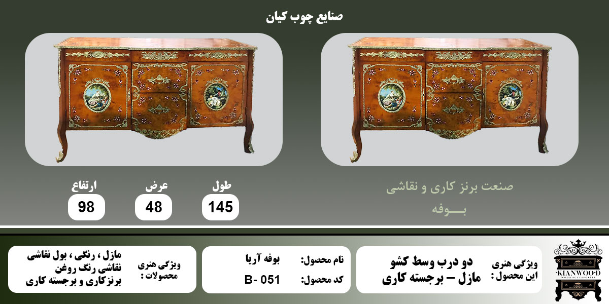 بوفه آریا مازل اطلاعات