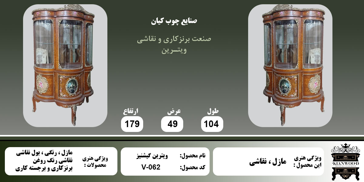 ویترین گیشنیز مازل اطلاعات