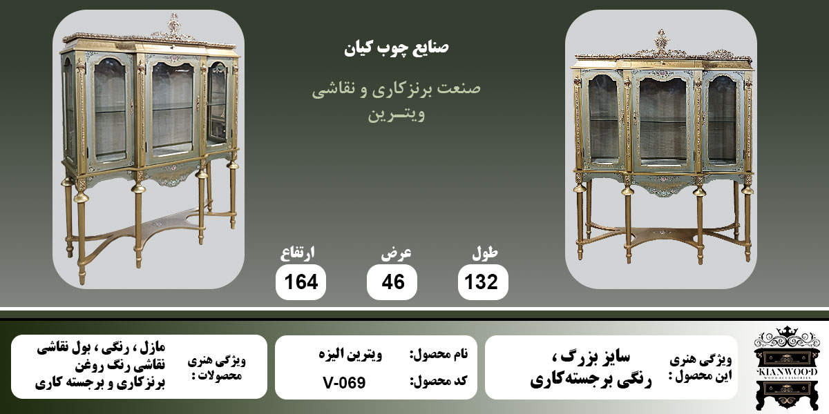 ویترین الیزه بزرگ اطلاعات
