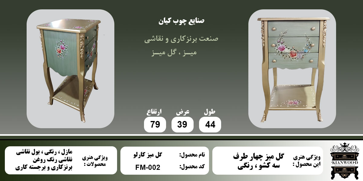 گل میز کارلو رنگی اطلاعات