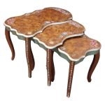 میز سه پارچه برگی
