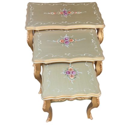 میز سه پارچه رز رنگی