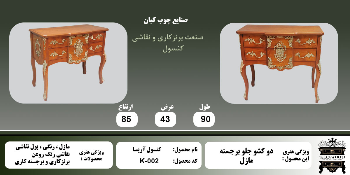 کنسول آریسا مازل اطلاعات